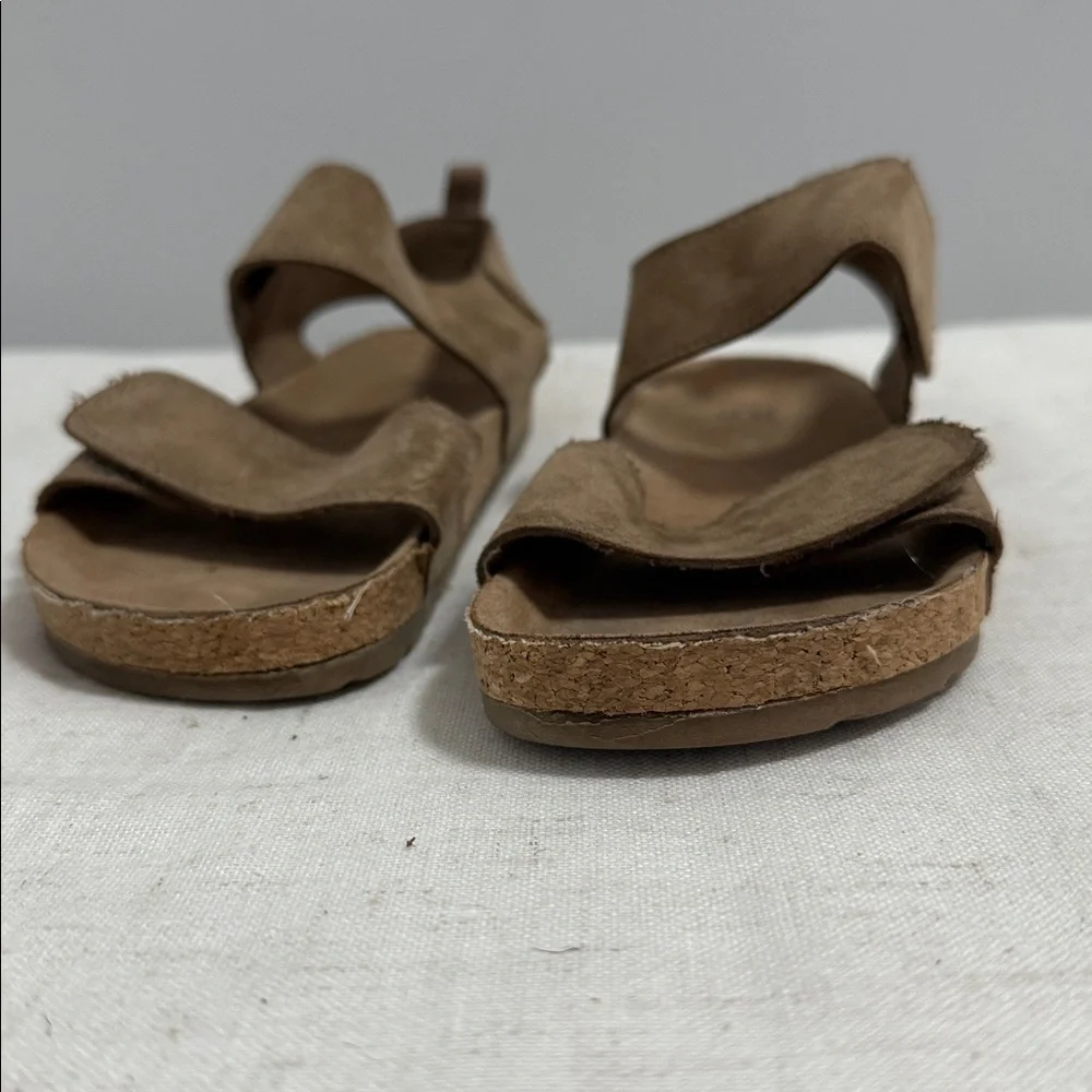 H&M Kids Toddlers Ankle Strap Taupe Sandals size 12